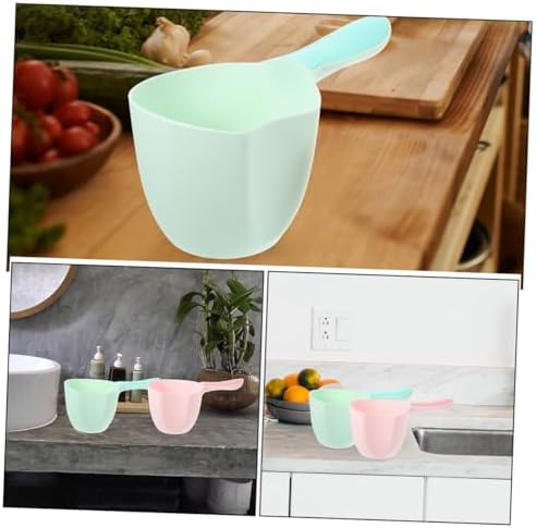 4pcs Plastic Water Scoop Cup for Bath and Shampoo - Image 3