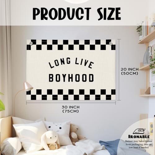 Long Live Boyhood Race Car Boys Room Decor - Image 2