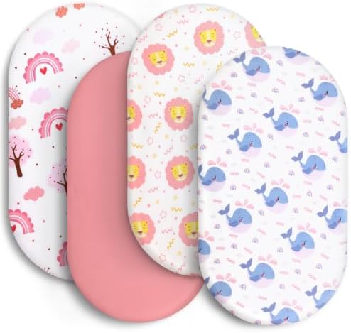 Baby Bassinet Sheets for Baby Boy Girls, Baby Delight, Angelbliss by Unknown
