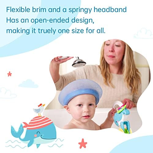 Kair Bath Visor for Babies, Silicone Air Cushioned Shower Cap for kids - Image 4