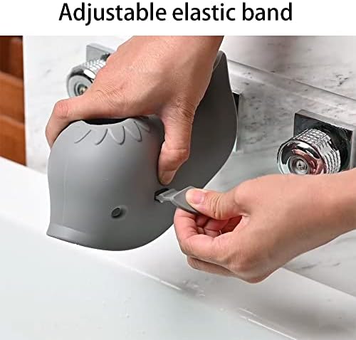 Silicone Whale Bath Spout Cover, Baby Faucet Safety Guard - Image 4