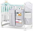 Hanging Diaper Caddy Organizer for Baby Crib by TOCKONIMN