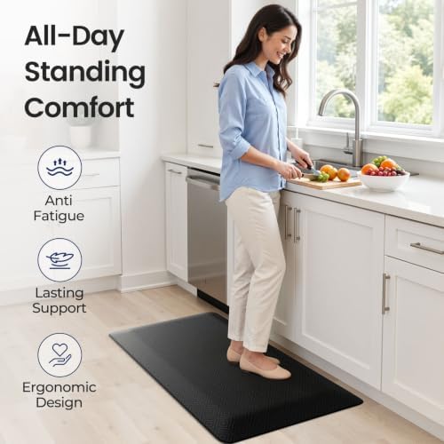 1" Extra Thick Anti Fatigue Kitchen Mats - Image 3