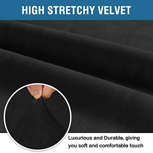 H.VERSAILTEX 1 Peice Stretch Velvet Sofa Covers - Image 3