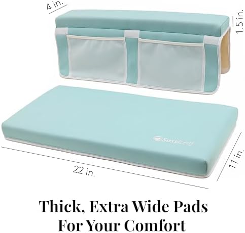 Bath Kneeler & Elbow Rest–Thick, Non-Slip 1-Piece Pads Protect Elbows and Knees - Image 4