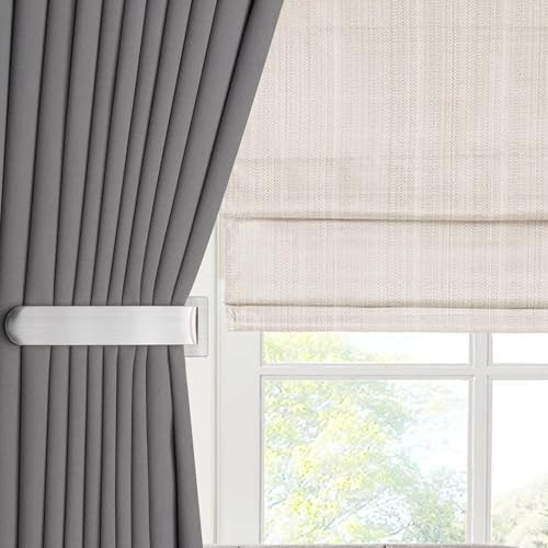 Groleca 2 Pack Metal Curtain Holdbacks Modern Curtain Tiebacks - Image 6