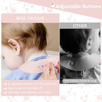 2 Pack Silicone Baby Bibs Adjustable Fit Waterproof Bib - Image 3