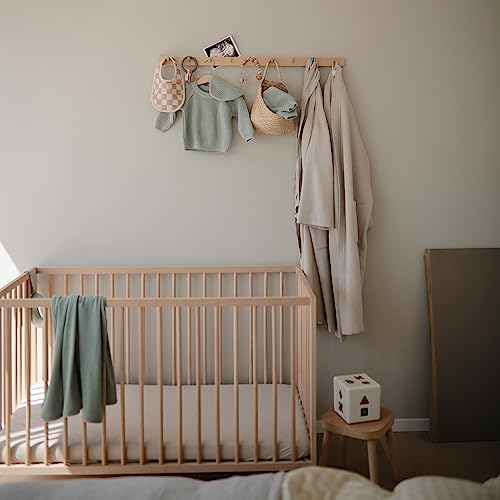 mushie Stretchy & Soft Crib Sheet | Fitted 28" x 52" - Image 6