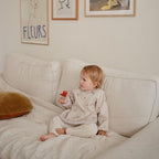 mushie Long Sleeve Baby Bib | Water Resistant Adjustable Fit - Image 6