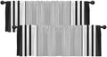 Emvency Valances for Windows, Geometric 2 Pack, 52x18 Inch by Emvency