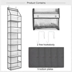 Over Door Organizer Hanging Storage 5 Shelf Clear Pockets Pantry Closet - Image 4
