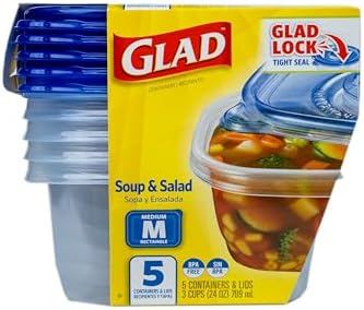 Glad GladWare Medium Rectangle Food Storage Containers, 24 Oz, 24 oz - Image 2