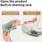 YOTIME Travel Bottle Brush Set, Foldable Drying Rack - Image 2