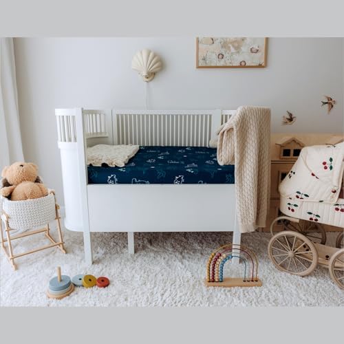 Dreamology Mini Crib Sheets, Pack and Play Sheets Fitted, 100% Cotton - Image 6