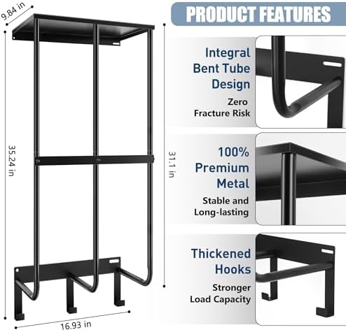Camping Chair Storage for Garage, Metal Camping Chair Rack for Garage Storage - Image 2