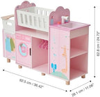 Olivia's Little World Amanda 6-in-1 Wooden Doll Nursery Station - Image 5