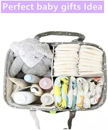 Baby Diaper Caddy Organizer- Extra Large Portable Diaper Basket - Image 3