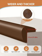 Baby Corner Protector Guards, 16.4FT 0.47'' Thick, Peel and Stick - Image 2