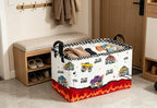 Essme Rectangular Car Basket, Cute Storage Bins Organizer - Image 6