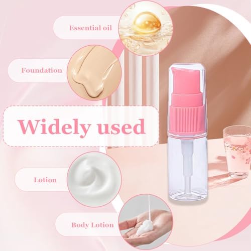 erioctry 10ML Portable Empty Refillable Bottle Cream Shampoo Lotion Treatment - Image 5
