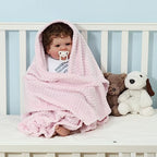 CREVENT 2Pcs 30''X40'' Cute Cozy Fluffy Warm Baby Blankets - Image 3