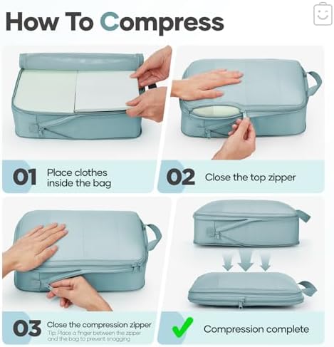 Veken 9/11 Set Compression Packing Cubes - Image 3