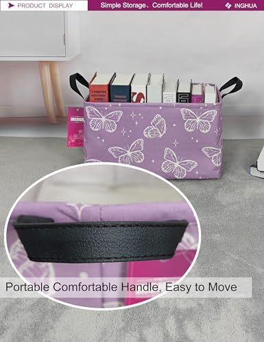 Rectangular Butterfly Storage Basket Gift Bag - Image 5