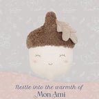 MON AMI Nutty Acorn 14-Inch Plush Pillow Toy, Soft Woodland Décor Gift - Image 4
