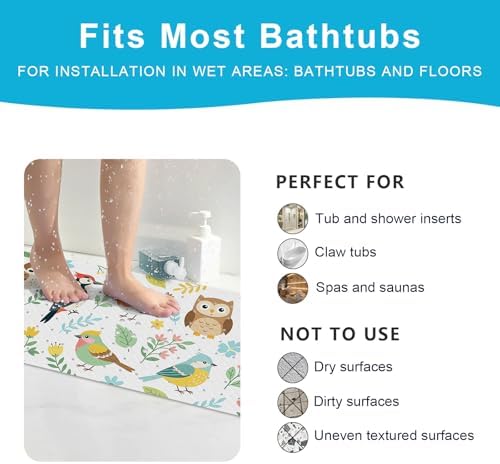 XIYUNTE Bath Mat for Tub Non Slip Bathtub Mat Non Slip 40x16 Baby Bath Mat - Image 6