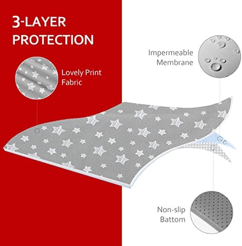 Splat Mat for Under High Chair, Anti Slip Splash Mess Floor Mat 2 Pack - Image 3