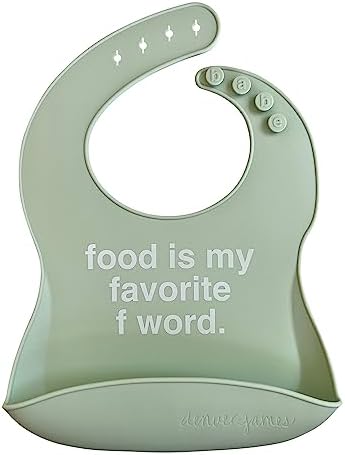 Denver James Silicone Feeding Bibs | Dishwasher Safe. Waterproof. Adjustable. by DenverJames
