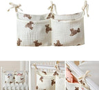 Baby Crib Organizer Hanging Storage Bag Multi-Pocket - Image 2
