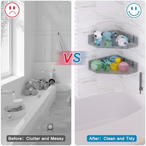 Corner Bathtub Toy Storage, Quick-Drying - Image 5