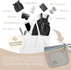 Mother Load Diaper Bag Organizer Pouches Durable Nylon & Performance Mesh - Image 4
