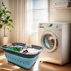 SAMMART 42L Collapsible Plastic Laundry Basket - Image 5