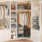Stackable Closet Organizers and Storage Bins, Open Front Closet Shelf Organizer - Image 3