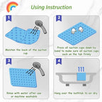 Baby Bath Mat with Pop It Bubbles – Non Slip Silicone Bathtub Mat - Image 6