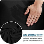 H.VERSAILTEX Wingback Chair Covers Velvet Plush Wing Chair Slipcover 1 Piece - Image 3