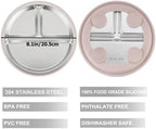 PandaEar 3 Pack Stainless Steel Baby Suction Plates - Image 3