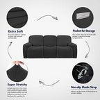 PureFit Super Stretch 3 Seats Recliner Sofa Couch Cover - Image 3