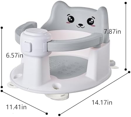 Baby Bath Seat for Babies 6 Months and Up, Non-Slip Bathtub Support Seat for - Image 2