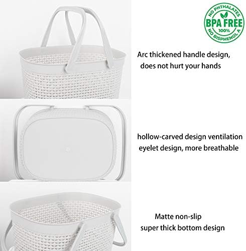 rejomiik Portable Plastic Shower Caddy Basket - Image 3
