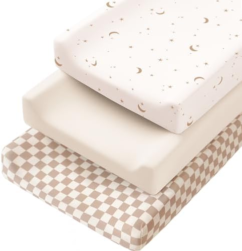 Konssy 3 Pack Stretchy Changing Pad Covers by Konssy