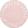 Topotdor Round ABC Area Rug, 96 Inch Soft Floor Carpet by Topotdor