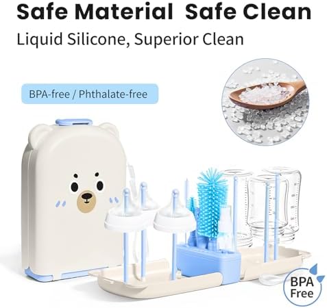 LEQXGO Travel Baby Bottle Cleaner Kit - Image 4