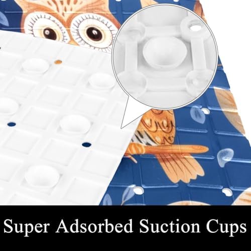 Shower Mat Bathtub Mat, 26.8x15.1 inch, Non-Slip Bath Mat - Image 3