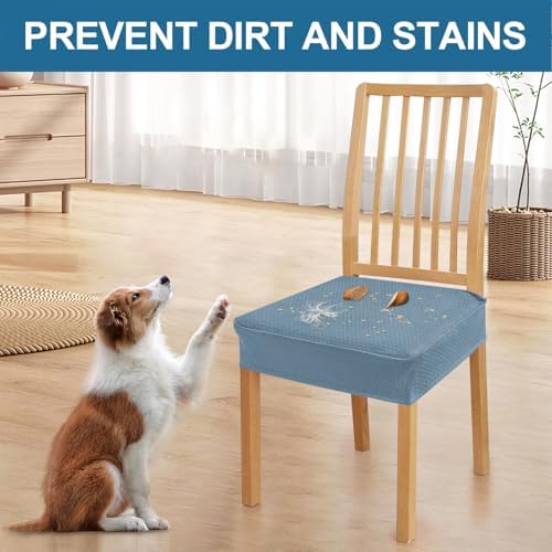 Smiry Waterproof Seat Covers for Dining Room Chairs - Image 6