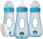 Avima 8 oz Easy Grip Baby Bottles w Medium Flow Nipples by AvimaBaby