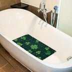 Shower Mat Non Slip, Clovers Pattern Anti Slip Bath Mat - Image 5