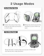 Infant Car Seat Head Support Pillow - Image 7